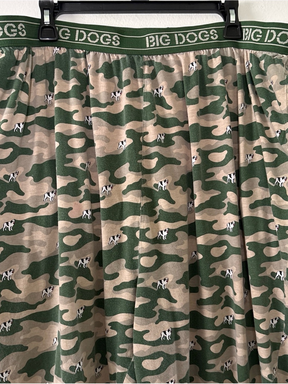 Big Dogs mens Camo lounge pants dog print 4X